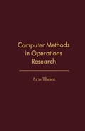 Cover: Computer Methods in Operations Research - Academic Press