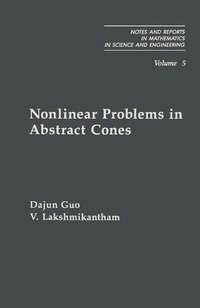 Enlarge image Cover: Nonlinear Problems in Abstract Cones - Academic Press