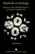 Cover: Methods in Virology - Academic Press