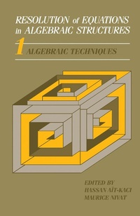 Enlarge image Cover: Algebraic Techniques - Academic Press