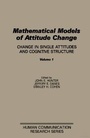 Cover: Mathematical Models of Attitude Change - Academic Press