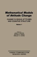 Cover: Mathematical Models of Attitude Change - Academic Press