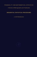 Cover: Sequential Statistical Procedures - Academic Press