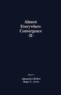 Cover: Almost Everywhere Convergence II - Academic Press