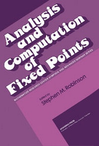 Abbildung von: Analysis and Computation of Fixed Points - Academic Press