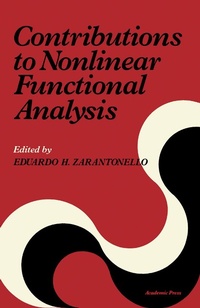 Enlarge image Cover: Contributions to Nonlinear Functional Analysis - Academic Press