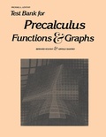 Cover: Test Bank for Precalculus - Academic Press