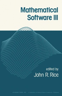 Enlarge image Cover: Mathematical Software - Academic Press