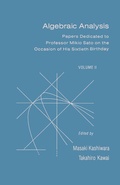 Cover: Algebraic Analysis - Academic Press