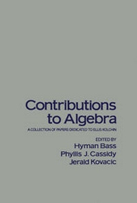 Abbildung von: Contributions to Algebra - Academic Press
