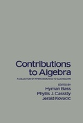 Cover: Contributions to Algebra - Academic Press
