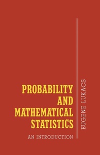 Enlarge image Cover: Probability and Mathematical Statistics - Academic Press