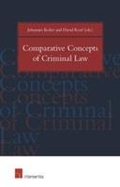 Cover: Comparative Concepts of Criminal Law 2015 - Intersentia Ltd