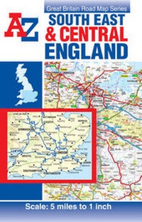 Abbildung von: South East and Central England Road Map - Geographers' A-Z Map Co Ltd