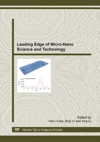 Enlarge image Cover: Leading Edge of Micro-Nano Science and Technology - Trans Tech Publications Ltd