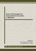 Cover: Green Technologies for Sustainable & Innovation in Materials - Trans Tech Publications Ltd