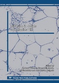Cover: Diffusion in Solids and Liquids VIII - Trans Tech Publications Ltd
