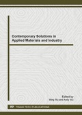 Cover: Contemporary Solutions in Applied Materials and Industry - Trans Tech Publications Ltd