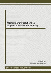 Enlarge image Cover: Contemporary Solutions in Applied Materials and Industry - Trans Tech Publications Ltd