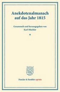 Abbildung von: Anekdotenalmanach auf das Jahr 1815. - fibre