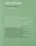 Cover: sans phrase - &ccedil;a-ira-Verlag