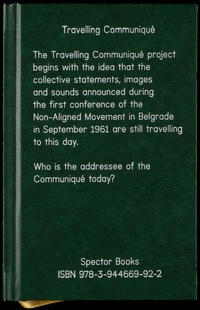 Enlarge image Cover: Travelling Communiqué - Spector Books