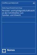 Bild: Personen- und Kapitalgesellschaftsrecht an den Schnittstellen zum Familien- und Erbrecht - Nomos