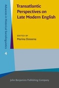 Cover: Transatlantic Perspectives on Late Modern English - John Benjamins Publishing Co