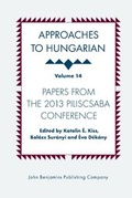 Cover: Approaches to Hungarian - John Benjamins Publishing Co