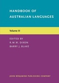 Cover: Handbook of Australian Languages - John Benjamins Publishing Co