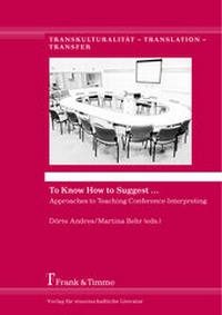 Abbildung von: To Know How to Suggest ... - Frank & Timme
