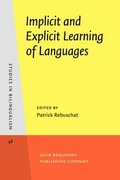 Cover: Implicit and Explicit Learning of Languages - John Benjamins Publishing Co