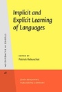 Cover: Implicit and Explicit Learning of Languages - John Benjamins Publishing Co