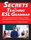 Cover: Secrets of Teaching ESL Grammar - Riverwoods Press