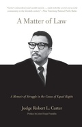 Cover: A Matter of Law - New Press