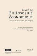 Cover: Figures de l'Entrepreneur - Librarie Philosophique J. Vrin
