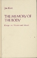 Cover: Memory of the Body - Northwestern University Press
