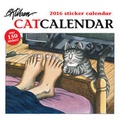 Cover: 2016 Kliban/Cat Sticker Calendar - Pomegranate Communications Inc,US