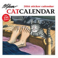 Enlarge image Cover: 2016 Kliban/Cat Sticker Calendar - Pomegranate Communications Inc,US