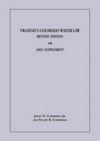Bild: Vraneshs Water Law Supp 2003 - University Press of Colorado