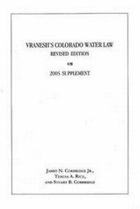 Bild: Vraneshs Water Law Supp 2005 - University Press of Colorado
