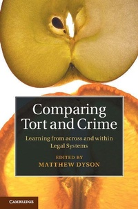 Enlarge image Cover: Comparing Tort and Crime - Cambridge University Press