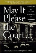 Cover: May It Please the Court - The New Press
