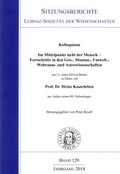 Cover: Kolloquium: Im Mittelpunkt steht der Mensch - Fortschritte in den Geo-, Montan-, Umwelt-, Weltraum- und Astrowissenschaften am 11. April 2014 in Berlin zu Ehren von Prof. Dr. Heinz Kautzleben aus Anlass seines 80. Geburtstages - trafo Wissenschaftsverlag