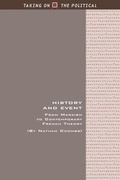 Cover: History and Event - Edinburgh University Press