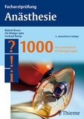 Cover: Facharztpr&uuml;fung An&auml;sthesie - Thieme