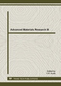 Cover: Advanced Materials Research III - Trans Tech Publications Ltd