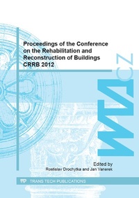 Enlarge image Cover: Proceedings of the Conference on the Rehabilitation and Reconstruction of Buildings CRRB 2012 - Trans Tech Publications Ltd
