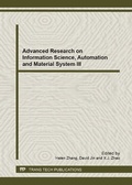 Cover: Advanced Research on Information Science, Automation and Material System III - Trans Tech Publications Ltd