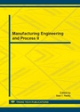 Cover: Manufacturing Engineering and Process II - Trans Tech Publications Ltd